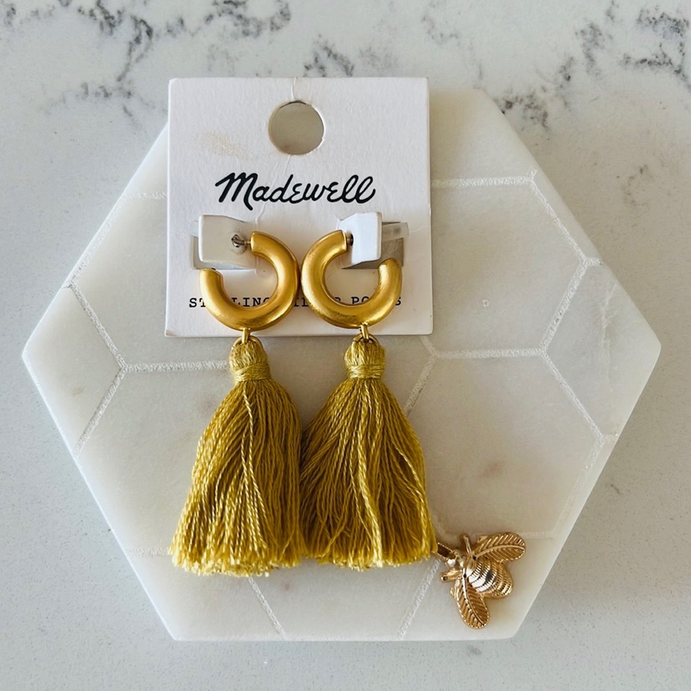Madewell woman’s Lantern Tassel Earrings